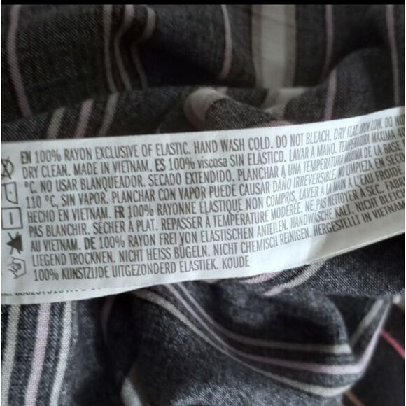 FOREVER 21 BLACK, WHITE & RUST DRESS SZ.S EUC - Picture 8 of 8